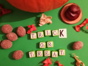 Halloween pumpkin candles